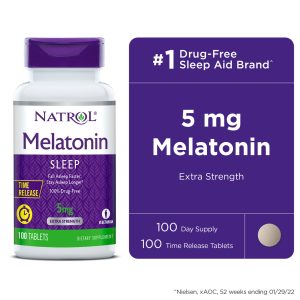 Natrol Melatonin 5 Mg Time Release (1×100 TAB)